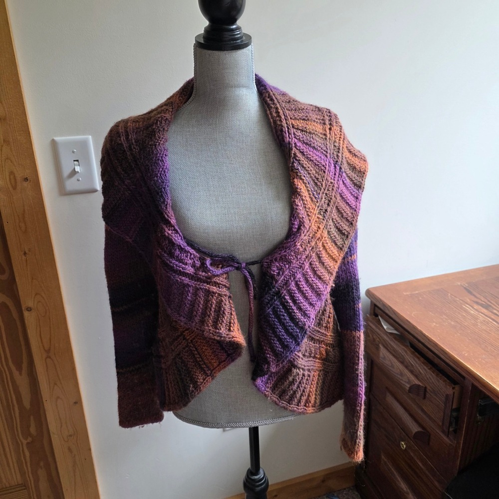 Elsamanda Anthropologie Italy Wool Blend Cardigan Y2K Fairy Soft Girl Med